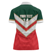 Custom Rugby Lebanon Women Polo Shirt 2026 Go Cedars