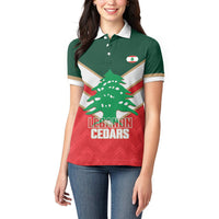 Custom Rugby Lebanon Women Polo Shirt 2026 Go Cedars