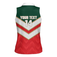 Custom Rugby Lebanon Women Sleeveless Polo Shirt 2026 Go Cedars