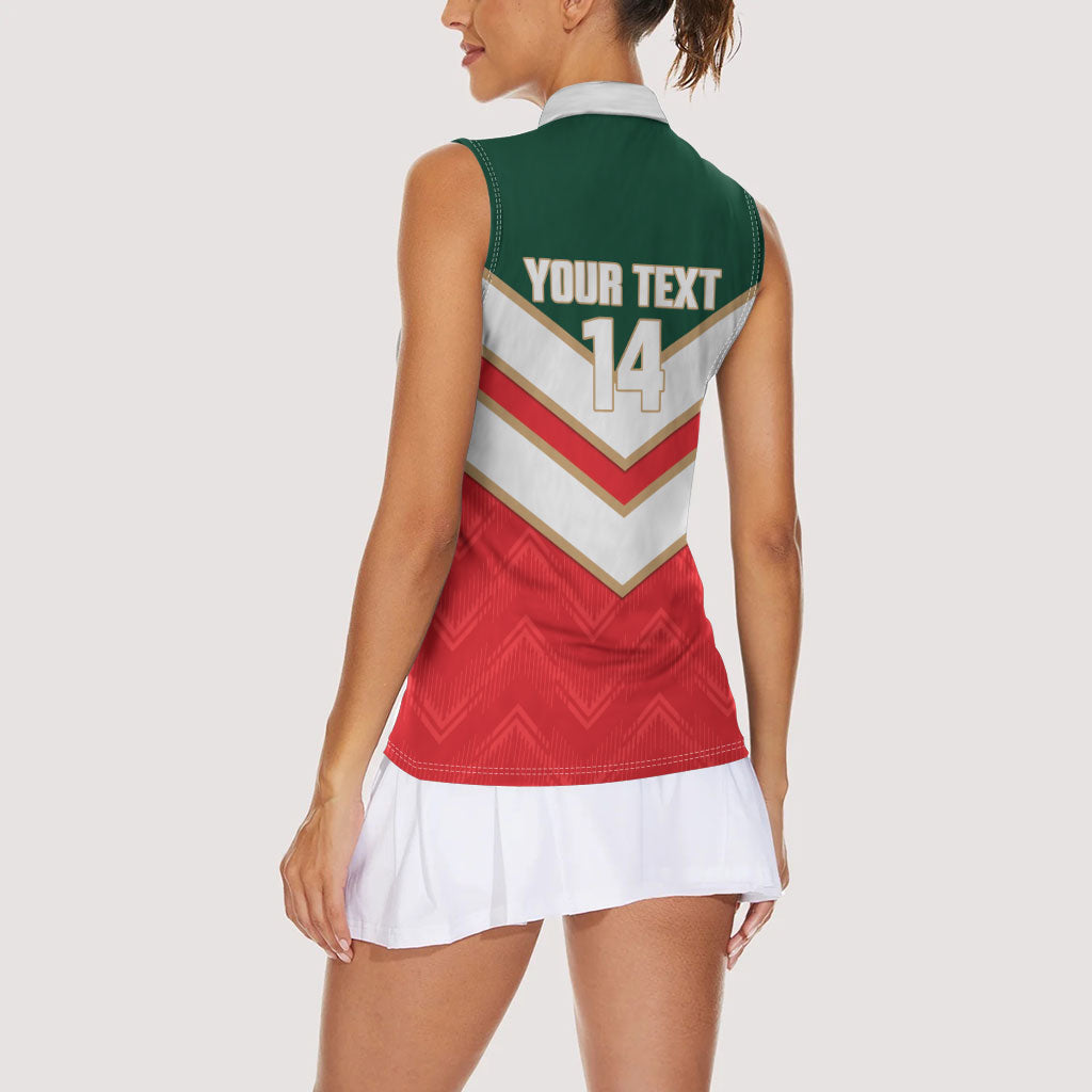 Custom Rugby Lebanon Women Sleeveless Polo Shirt 2026 Go Cedars