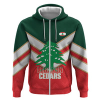 Custom Rugby Lebanon Zip Hoodie 2026 Go Cedars