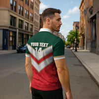 Custom Rugby Lebanon Zipper Polo Shirt 2026 Go Cedars