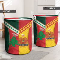 Rugby Papua New Guinea and Lebanon Laundry Basket PNG Kumuls Cedars Together