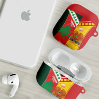 Rugby Papua New Guinea and Lebanon AirPods Case PNG Kumuls Cedars Together