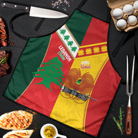 Rugby Papua New Guinea and Lebanon Apron PNG Kumuls Cedars Together