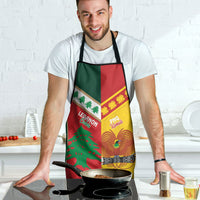Rugby Papua New Guinea and Lebanon Apron PNG Kumuls Cedars Together