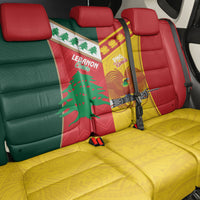 Rugby Papua New Guinea and Lebanon Back Car Seat Cover PNG Kumuls Cedars Together
