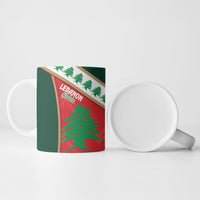 Rugby Papua New Guinea and Lebanon Ceramic Mug PNG Kumuls Cedars Together
