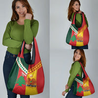 Rugby Papua New Guinea and Lebanon Grocery Bag PNG Kumuls Cedars Together