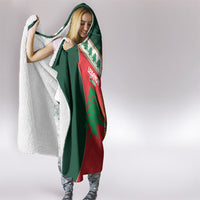Rugby Papua New Guinea and Lebanon Hooded Blanket PNG Kumuls Cedars Together