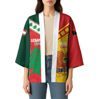 Custom Rugby Papua New Guinea and Lebanon Kimono PNG Kumuls Cedars Together