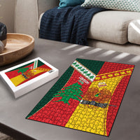 Rugby Papua New Guinea and Lebanon Puzzle PNG Kumuls Cedars Together