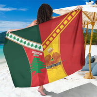 Rugby Papua New Guinea and Lebanon Sarong PNG Kumuls Cedars Together