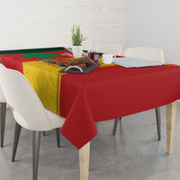 Rugby Papua New Guinea and Lebanon Tablecloth PNG Kumuls Cedars Together