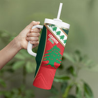 Rugby Papua New Guinea and Lebanon Tumbler With Handle PNG Kumuls Cedars Together