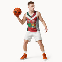 Custom Rugby Tonga and Lebanon Basketball Jersey Mate Maa Tonga Cedars Together
