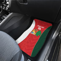 Custom Rugby Tonga and Lebanon Car Mats Mate Maa Tonga Cedars Together