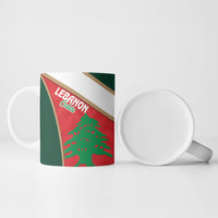 Rugby Tonga and Lebanon Ceramic Mug Mate Maa Tonga Cedars Together