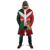 Custom Rugby Tonga and Lebanon Cloak Mate Maa Tonga Cedars Together
