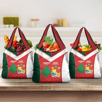 Rugby Tonga and Lebanon Grocery Bag Mate Maa Tonga Cedars Together
