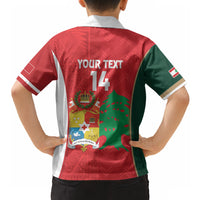 Custom Rugby Tonga and Lebanon Hawaiian Shirt Mate Maa Tonga Cedars Together