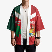 Custom Rugby Tonga and Lebanon Kimono Mate Maa Tonga Cedars Together