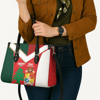 Rugby Tonga and Lebanon Leather Bag Mate Maa Tonga Cedars Together