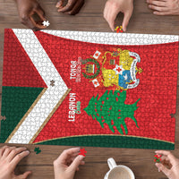 Rugby Tonga and Lebanon Puzzle Mate Maa Tonga Cedars Together
