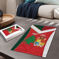 Rugby Tonga and Lebanon Puzzle Mate Maa Tonga Cedars Together