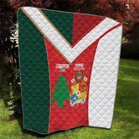 Rugby Tonga and Lebanon Quilt Mate Maa Tonga Cedars Together