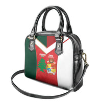 Rugby Tonga and Lebanon Shoulder Handbag Mate Maa Tonga Cedars Together