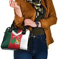 Rugby Tonga and Lebanon Shoulder Handbag Mate Maa Tonga Cedars Together
