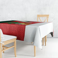Rugby Tonga and Lebanon Tablecloth Mate Maa Tonga Cedars Together
