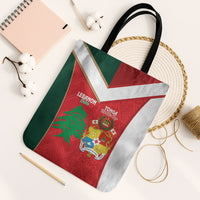 Rugby Tonga and Lebanon Tote Bag Mate Maa Tonga Cedars Together