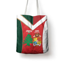 Rugby Tonga and Lebanon Tote Bag Mate Maa Tonga Cedars Together