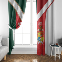Rugby Tonga and Lebanon Window Curtain Mate Maa Tonga Cedars Together