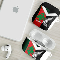 Rugby New Zealand and Lebanon AirPods Case All Black Cedars Together