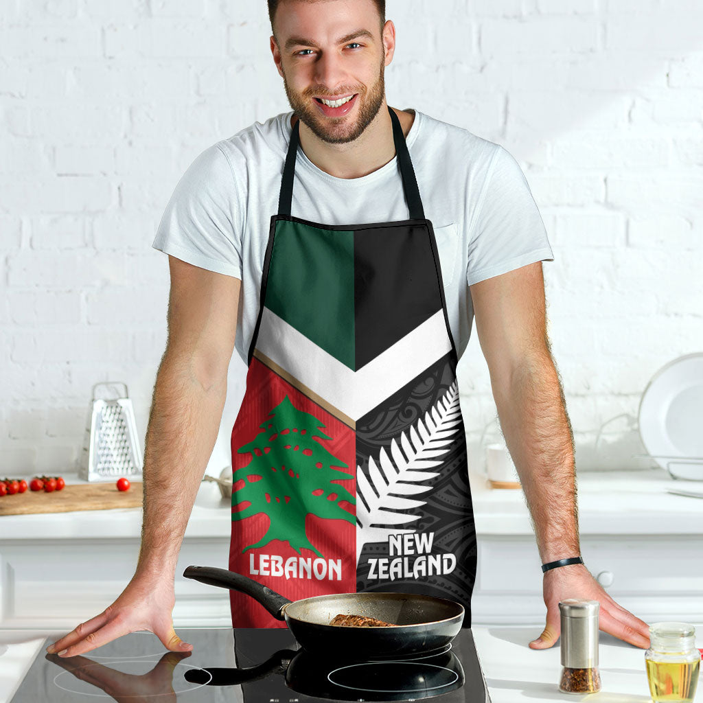 Rugby New Zealand and Lebanon Apron All Black Cedars Together