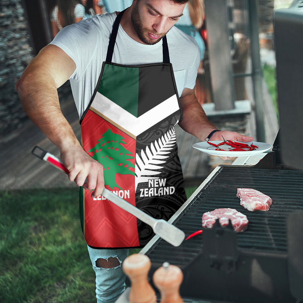 Rugby New Zealand and Lebanon Apron All Black Cedars Together