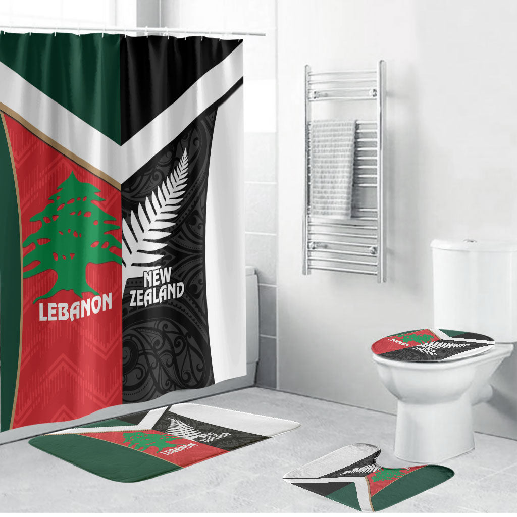 Rugby New Zealand and Lebanon Bathroom Set All Black Cedars Together