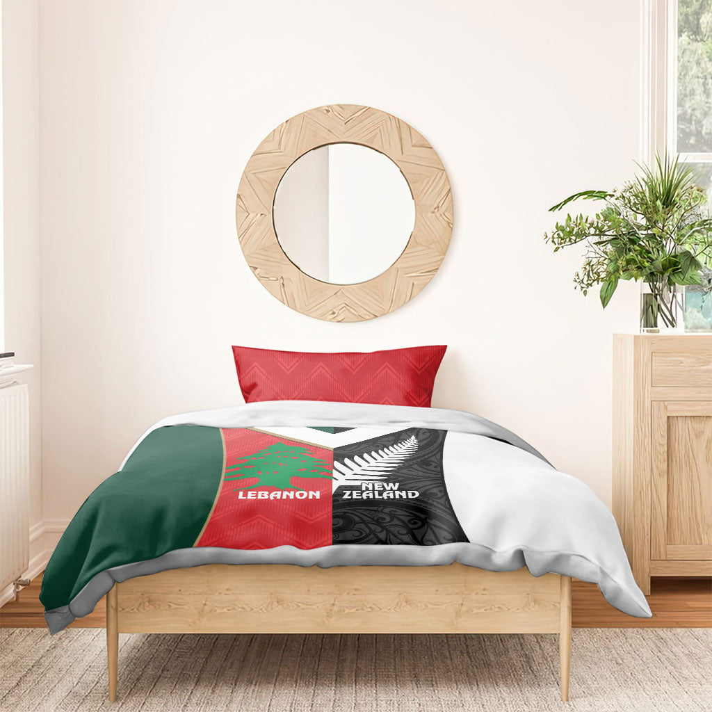Rugby New Zealand and Lebanon Bedding Set All Black Cedars Together