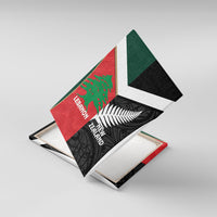 Rugby New Zealand and Lebanon Canvas Wall Art All Black Cedars Together