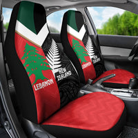 Rugby New Zealand and Lebanon Car Seat Cover All Black Cedars Together