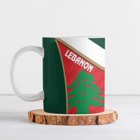Rugby New Zealand and Lebanon Ceramic Mug All Black Cedars Together