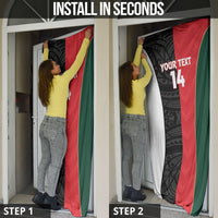 Custom Rugby New Zealand and Lebanon Door Cover All Black Cedars Together