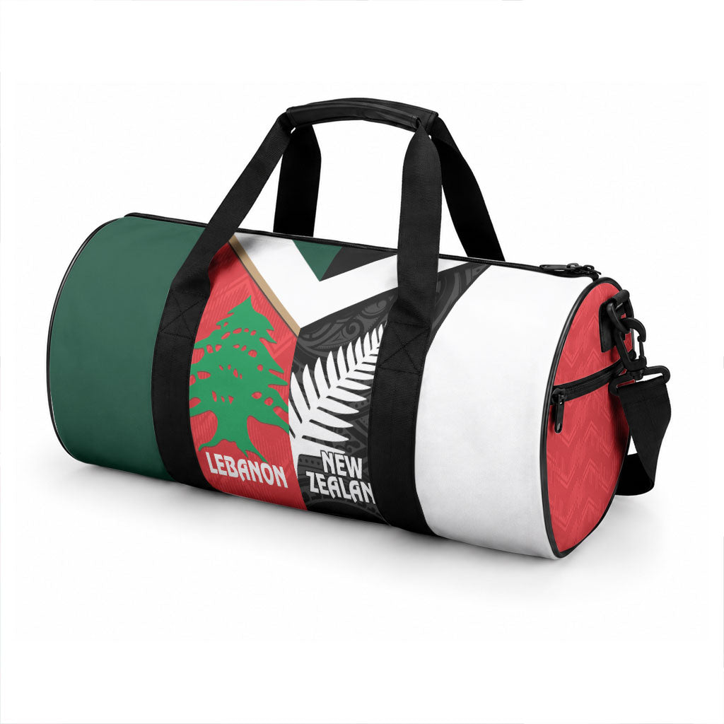 Rugby New Zealand and Lebanon Duffle Bag All Black Cedars Together