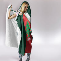 Rugby New Zealand and Lebanon Hooded Blanket All Black Cedars Together