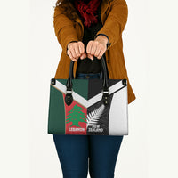 Rugby New Zealand and Lebanon Leather Bag All Black Cedars Together