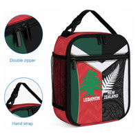Rugby New Zealand and Lebanon Lunch Bag All Black Cedars Together