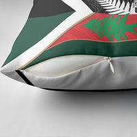 Rugby New Zealand and Lebanon Pillow Cover All Black Cedars Together